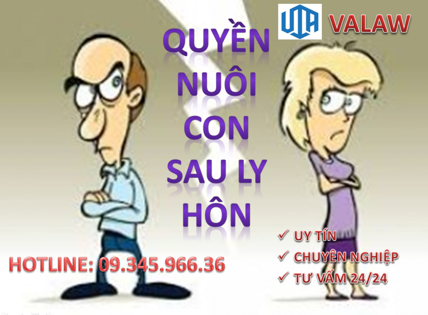 quyền nuôi con sau khi ly hôn